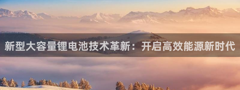 tp钱包安卓版官方下载：新型大容量锂电池技术革新：开启高效能源新时代