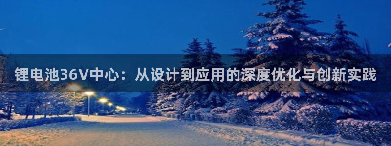 tp钱包trx怎么换u：锂电池36V中心：从设计到应用的深度优化与创新实践